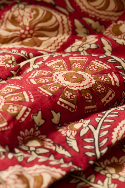 Paksu täkki Bella - Punainen Indian Sari 130 x 180 cm