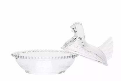 Kannellinen lasikulho Kana