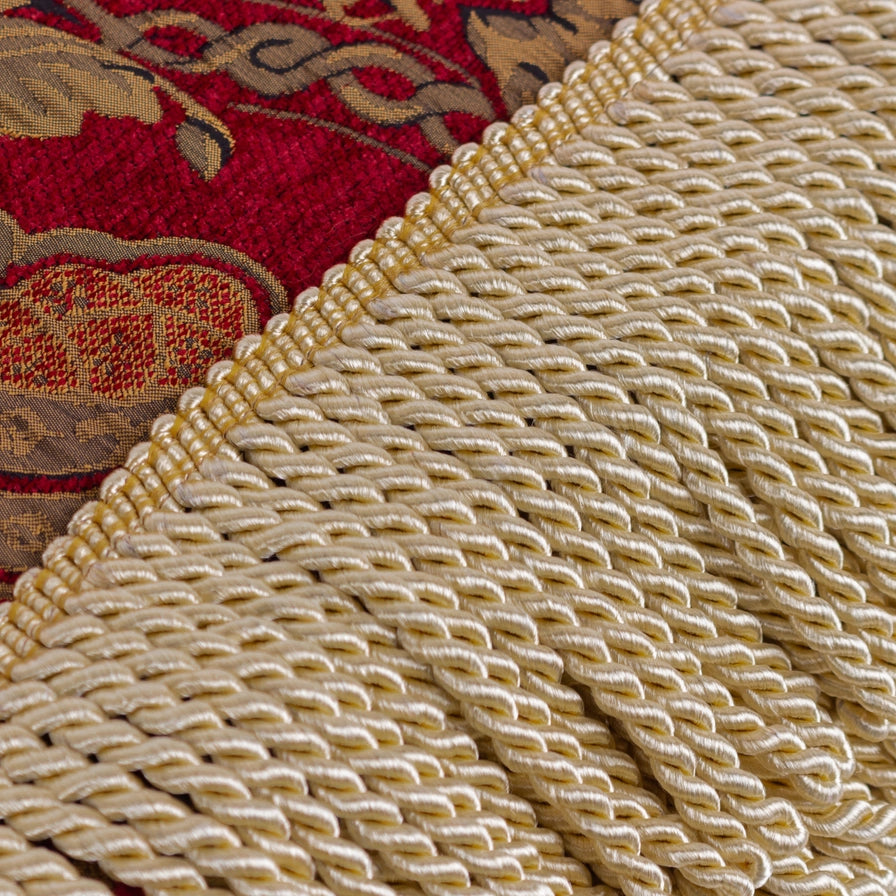 Torkkupeitto Jacquard chenille Burgundy 130 x 170 cm