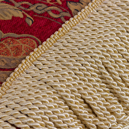 Torkkupeitto Jacquard chenille Burgundy 130 x 170 cm