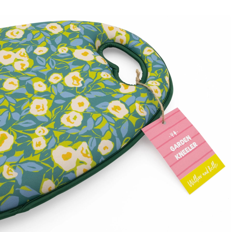 Polvipehmuste Floral sini-vihreä