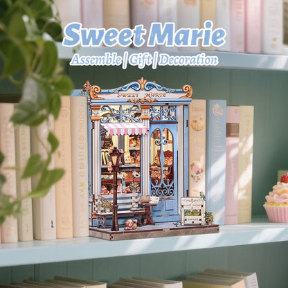 DIY Minimaailma kirjahyllyyn – Sweet Marie Bok Nook
