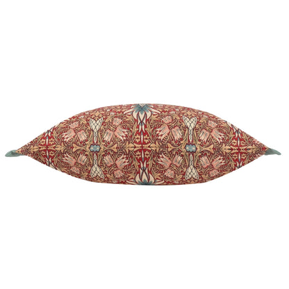 Tyynynpäällinen joka sopii ulkokäyttöön William Morris Snakeshead punainen 40 x 60 cm