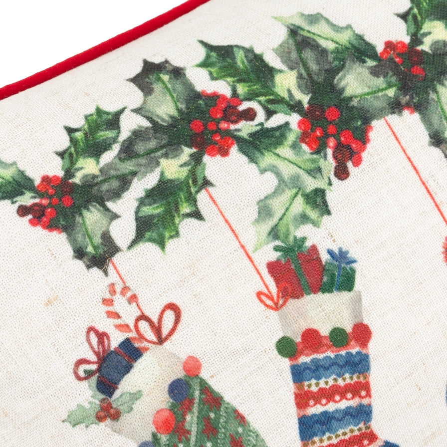 Joulupipot ja -hanskat - Winter warmers tyynynpäällinen 30 x 50 cm