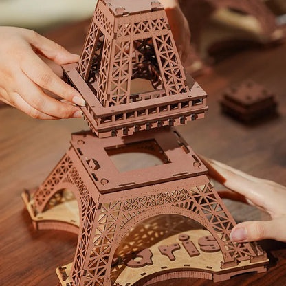 DIY miniatyyri Night of the Eiffel Tower korkeus 53 cm