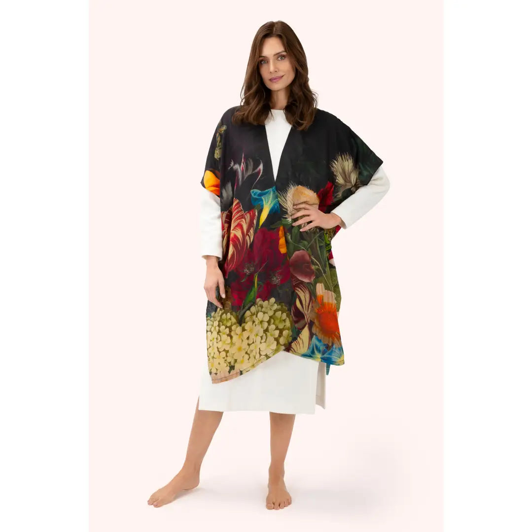 Poncho huivi Opulant Florals