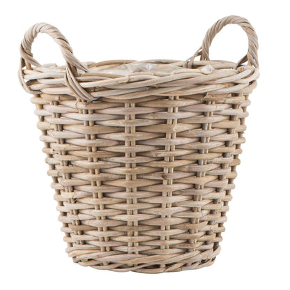 Rottinkikori muovitettu, korkeus 30 cm
