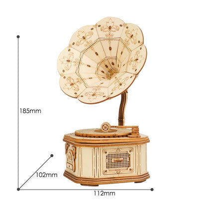 DIY miniatyyri Gramophone