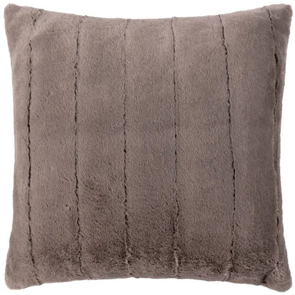 Tekoturkis tyynynpäällinen Taupe ruskea 45 x 45 cm