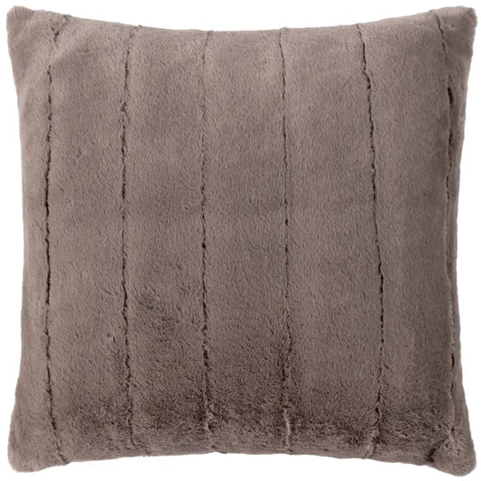 Tekoturkis tyynynpäällinen Taupe ruskea 45 x 45 cm