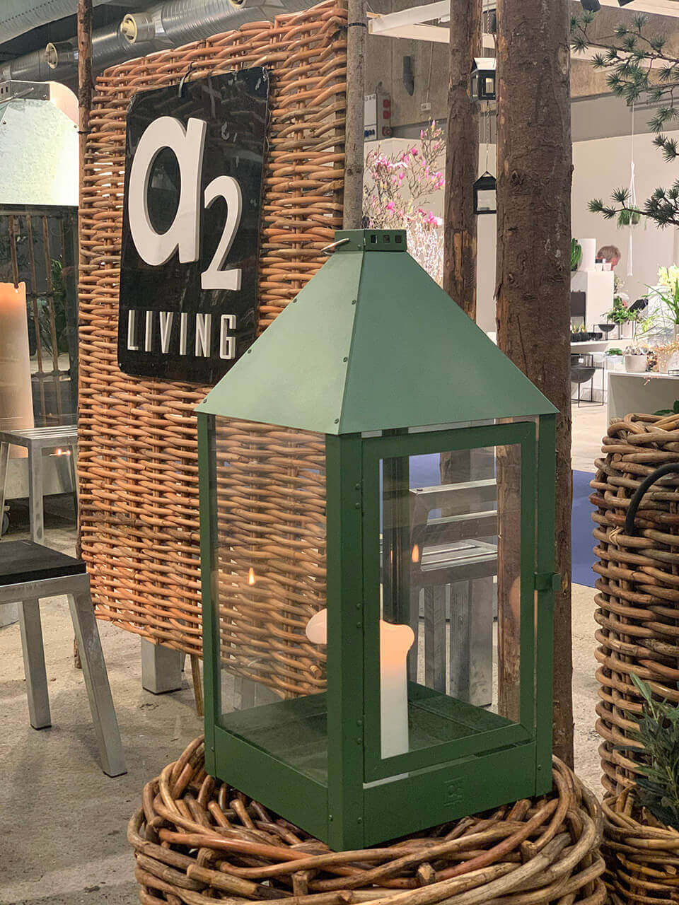 Lyhty Oliivinvihreä 70 cm - Mega (XXL)