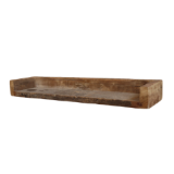 Puinen rustiikkinen seinähylly lev. 60 cm