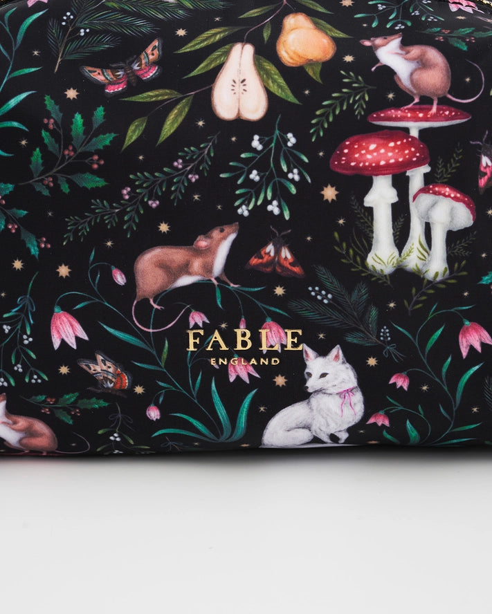 Meikkilaukku / pussukka Floral Niva vihreä