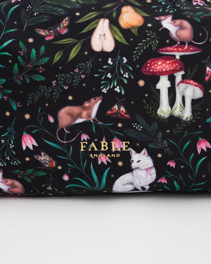 Meikkilaukku / pussukka Floral Niva vihreä