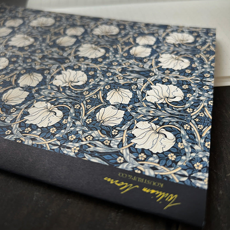 Muistivihko William Morris Pimpernell Sininen