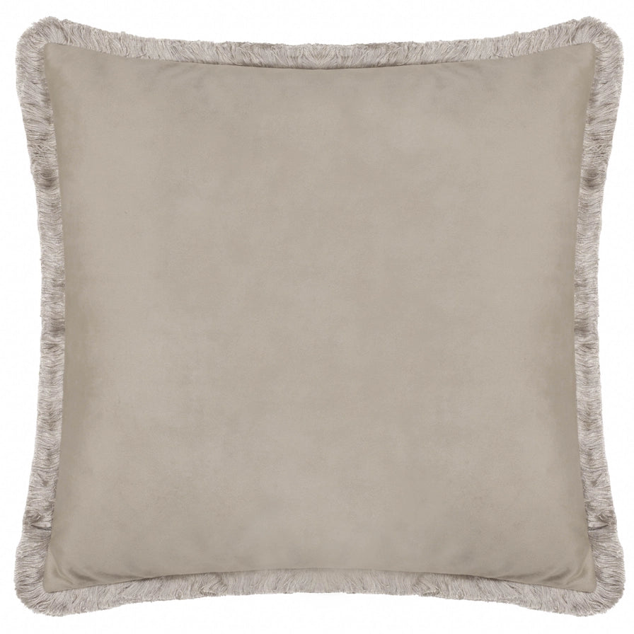 Tyynynpäällinen Strawberry Thief brodeerattu Vaalea beigenharmaa - Biscuit 50 x 50 cm