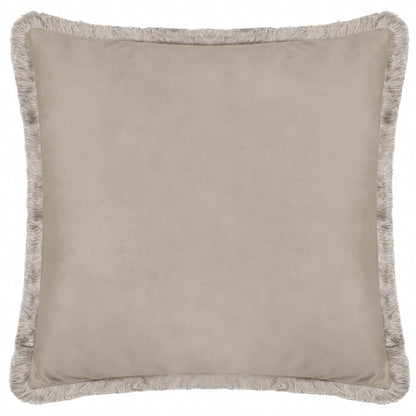 Tyynynpäällinen Strawberry Thief brodeerattu Vaalea beigenharmaa - Biscuit 50 x 50 cm