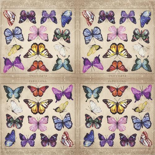 Servetti Papillons 33 x 33 cm