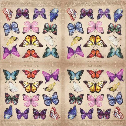 Servetti Papillons 33 x 33 cm