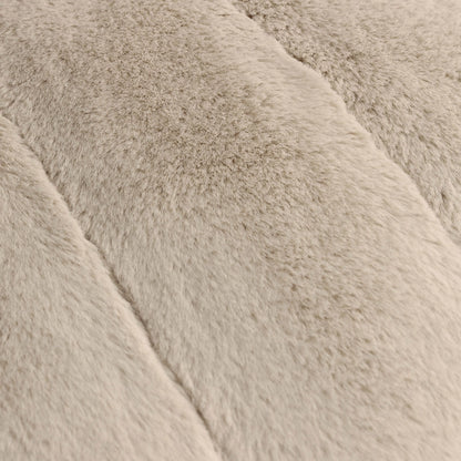 Tekoturkis tyynynpäällinen Oat  - Vaalea beige 45 x 45 cm