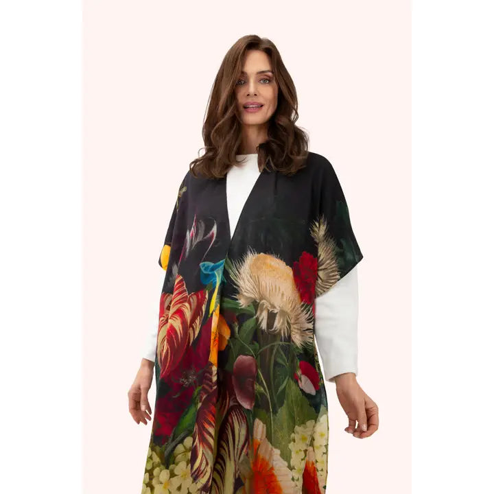Poncho huivi Opulant Florals