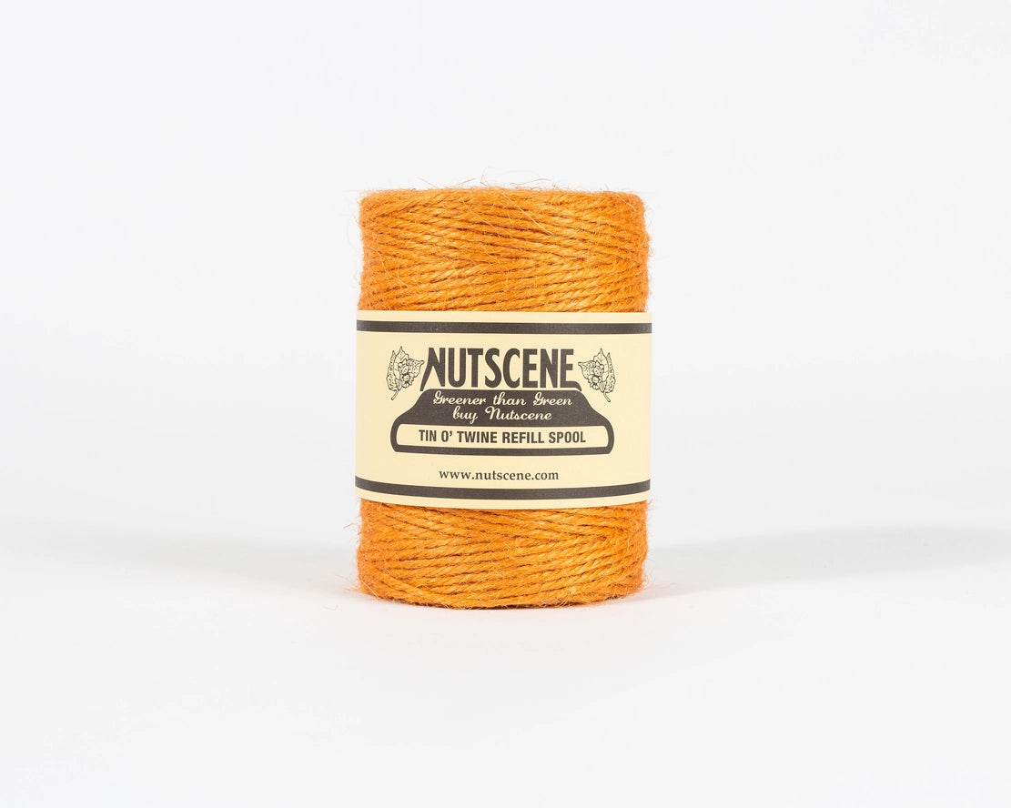 String In a Tin juuttinaru oranssi