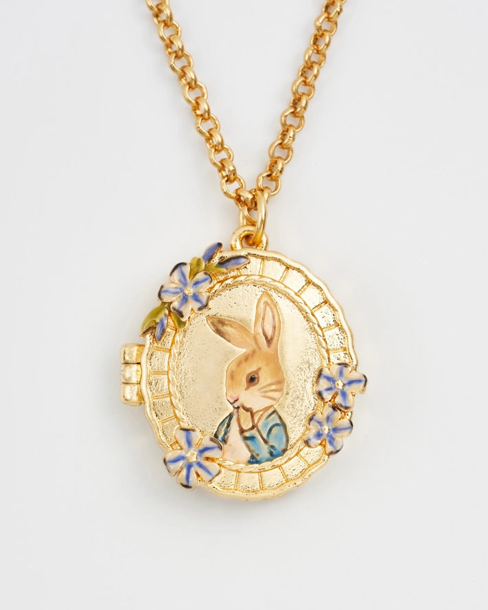 Medaljonki kaulakoru Peter Rabbit - Petteri Kaniini