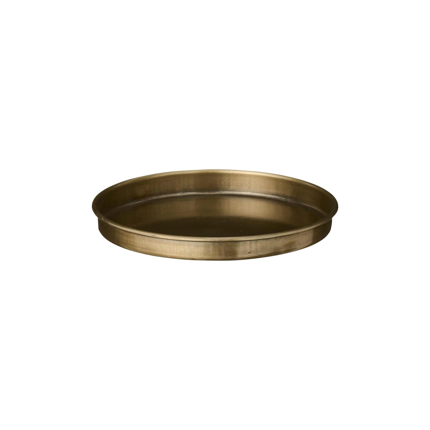 Metallitarjotin antiikkimessinki halkaisija 11 cm