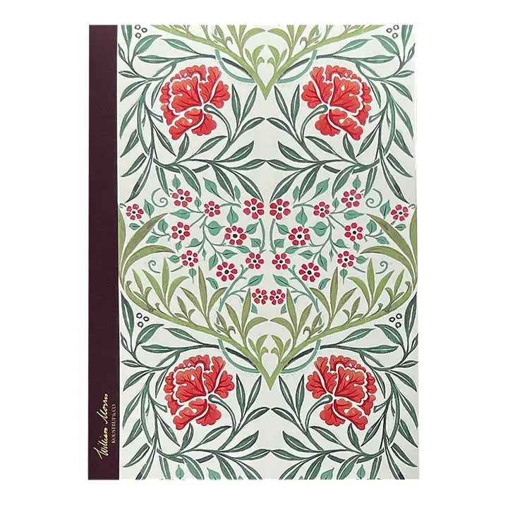 Muistivihko William Morris Oxford Punainen