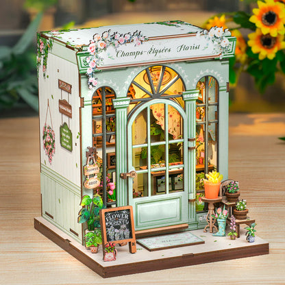 DIY Minimaailma kirjahyllyyn – Champs-Élysées Florist Book Nook