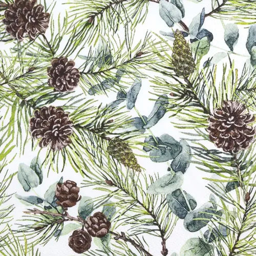 Servetti Eukalyptus ja mänty 33 x 33 cm