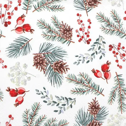Servetti Winter Botanicals 33 x 33 cm