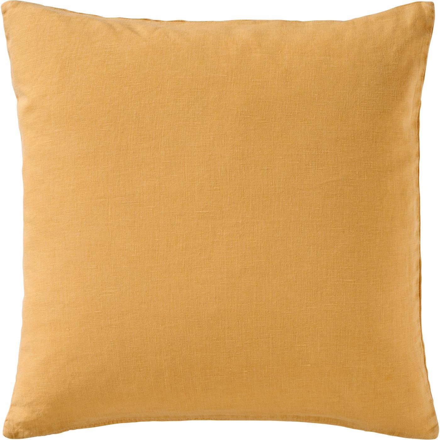 Pellavatyynynpäällinen Keltainen - Harvest yellow 50 x 50 cm