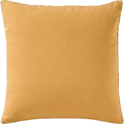 Pellavatyynynpäällinen Keltainen - Harvest yellow 50 x 50 cm