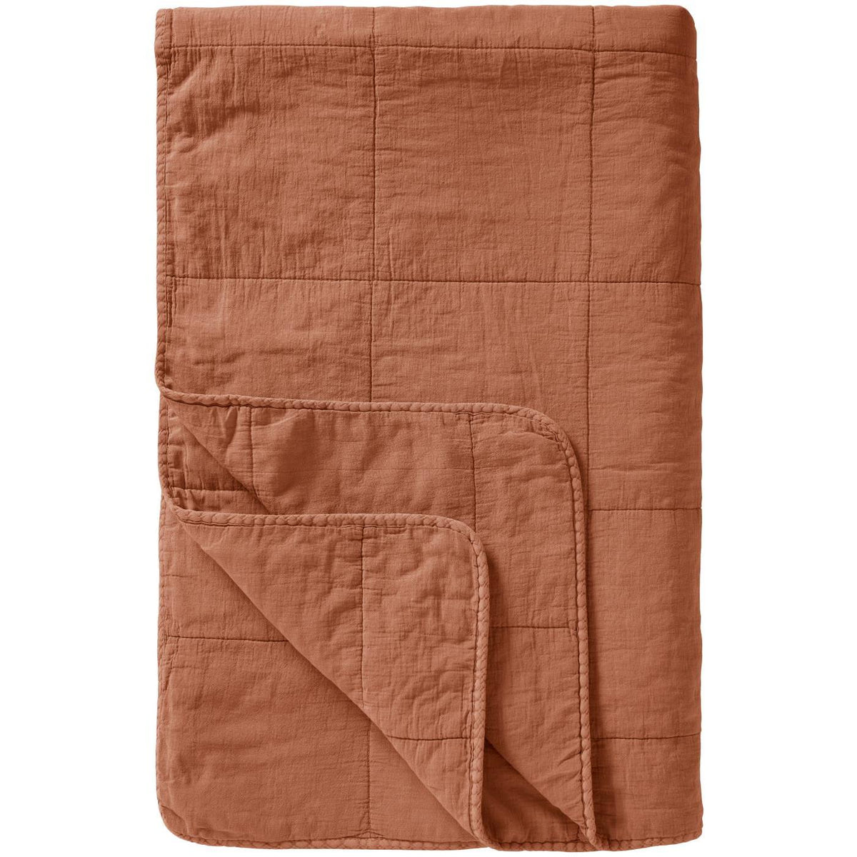 Torkkupeitto - Vintage quilt kivipesty 130 x 180 cm Sienna