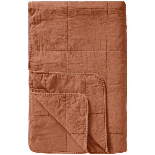 Torkkupeitto - Vintage quilt kivipesty 130 x 180 cm Sienna