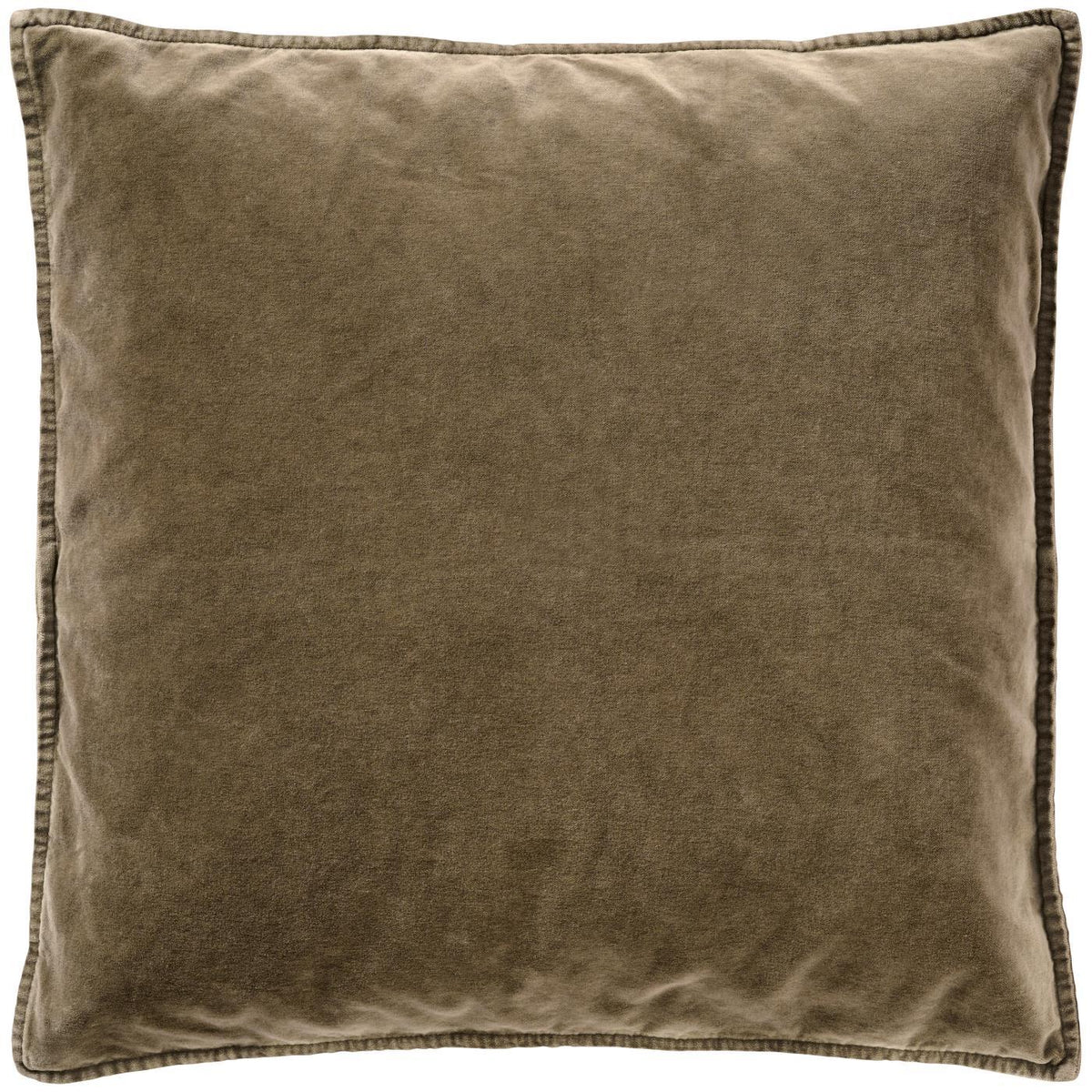 Samettityynynpäällinen Vintage – kuluneen näköinen Ruskea - Truffle 50 x 50 cm