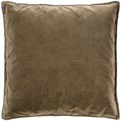 Samettityynynpäällinen Vintage – kuluneen näköinen Ruskea - Truffle 50 x 50 cm