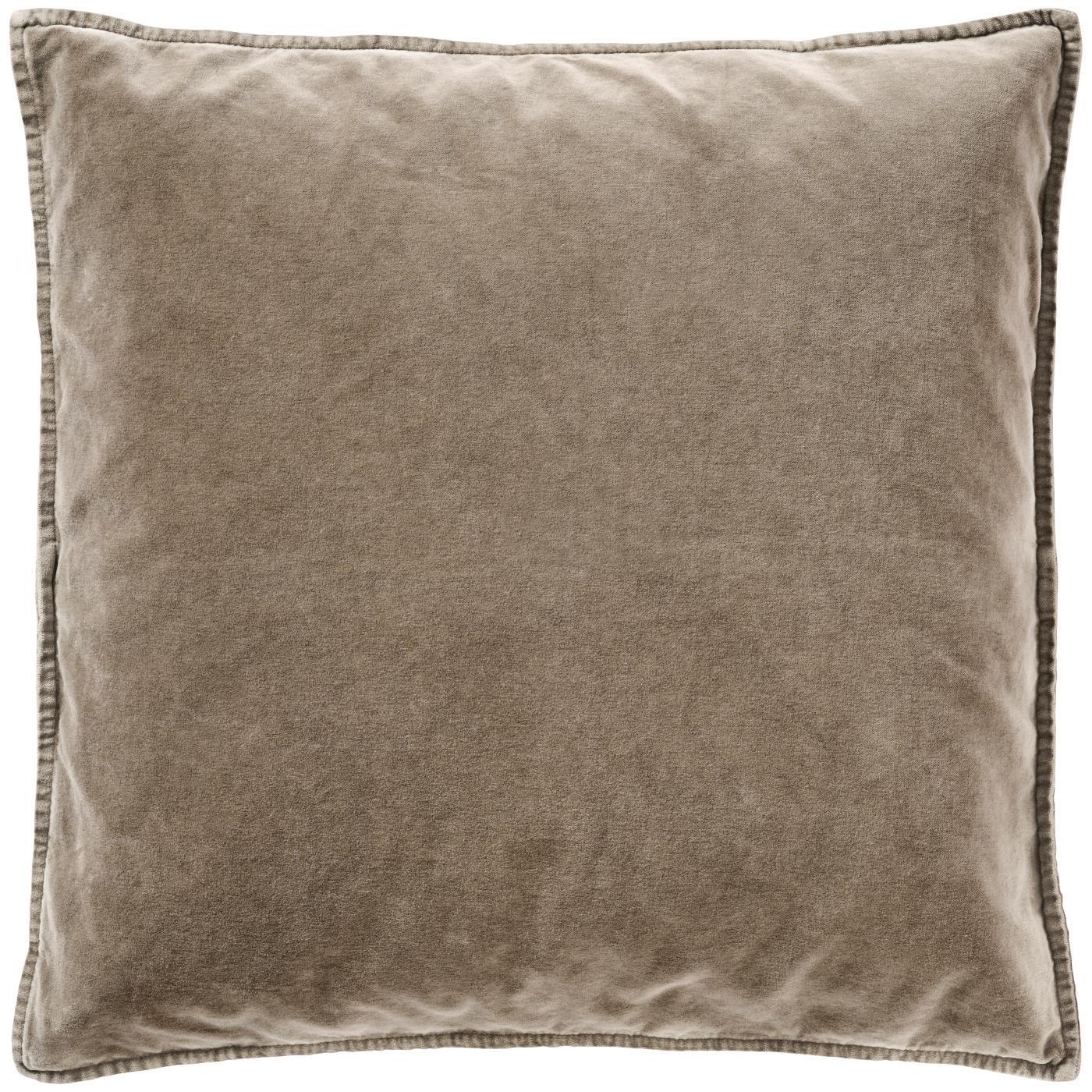 valeanruskea samettityynynpäällinen