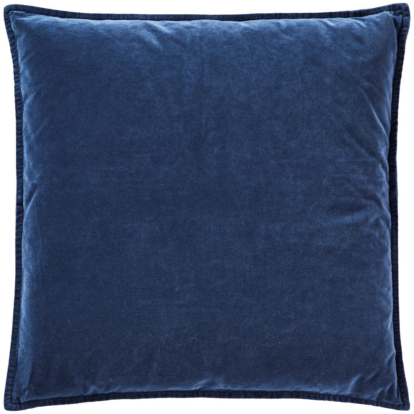 tummansininen samettityynynpäällinen