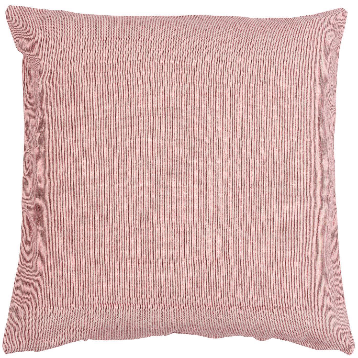 Tyynynpäällinen Bea punaiset ohuet raidat 50 x 50 cm