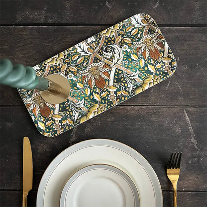 Tarjotin William Morris Windrush vihreä 35 x 15 cm