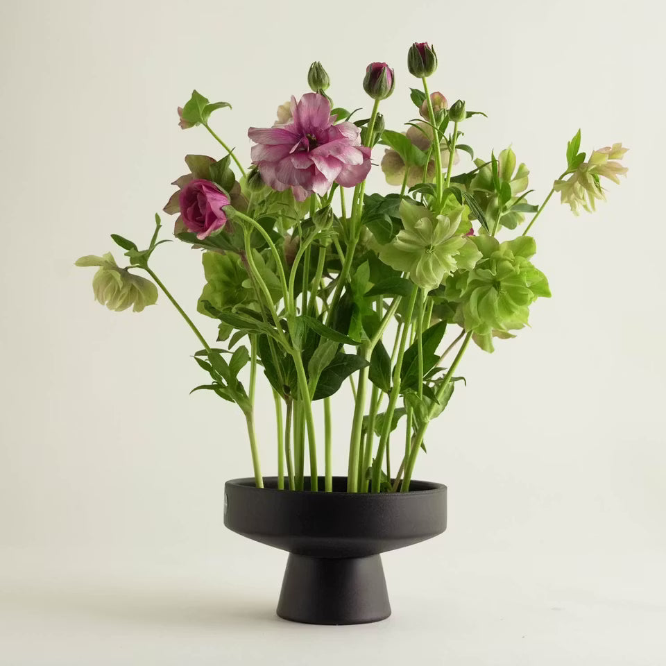 Ikebana malja musta