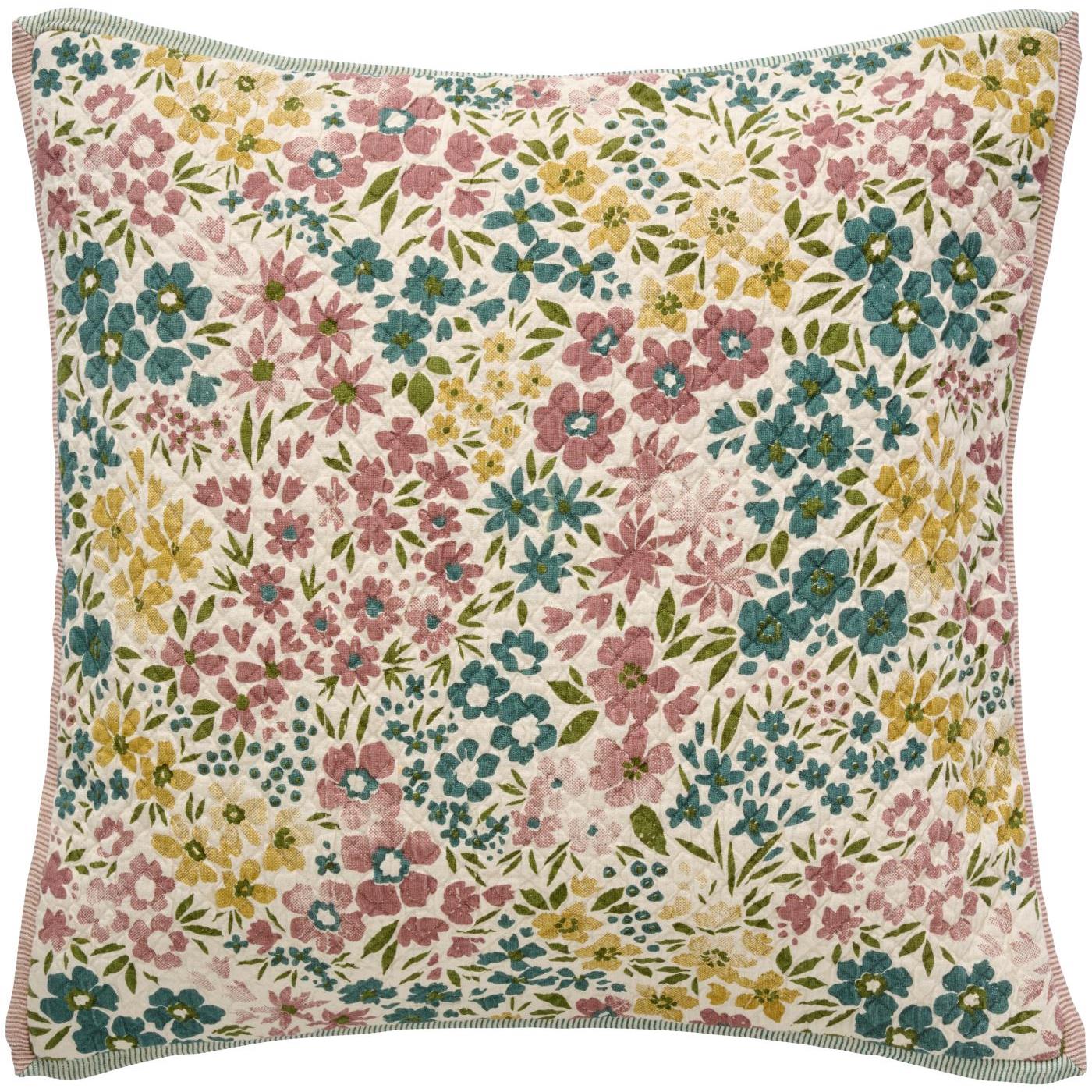 Tyynynpäällinen Vigga Violetit kukat musliinikangas 50 x 50 cm