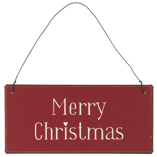 Metallikyltti Merry Christmas