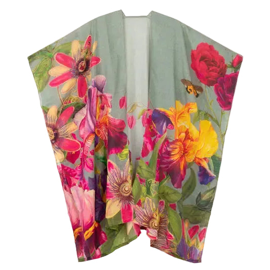 Poncho huivi Winter Iris