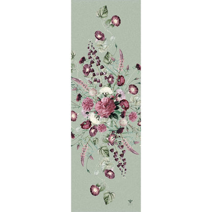 Kaitaliina Blossom Garden salvianvihreä 45 x 145 cm