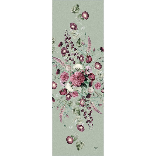 Kaitaliina Blossom Garden salvianvihreä 45 x 145 cm