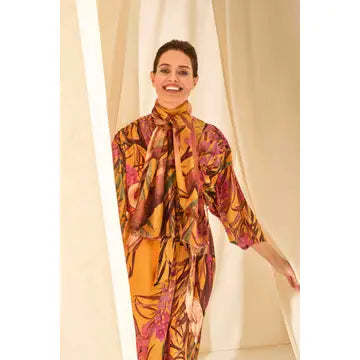 Kimono takki pitkä Oriental Crane