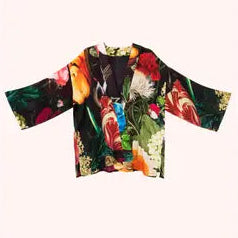 Kimono takki lyhyt (kapeammat hihat) Opulant Chocolate